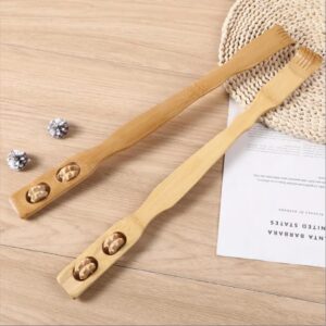 أداة مساج وهراشة الظهر الخشبية