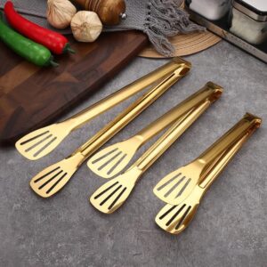 ملاقط تقديم ذهبية