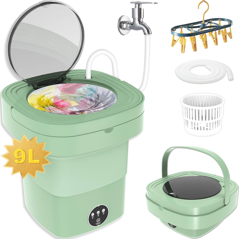 غسالة سيليكون قابلة للطي ( 9 لتر) غسالة سيليكون قابلة للطي ( 9 لتر)