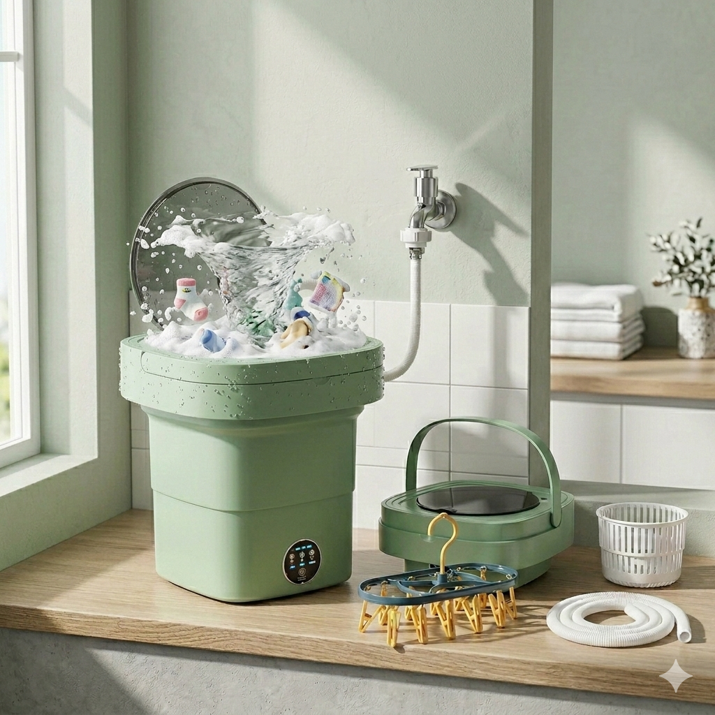 غسالة سيليكون قابلة للطي ( 9 لتر) غسالة سيليكون قابلة للطي ( 9 لتر)