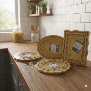 صواني تقديم خشبية