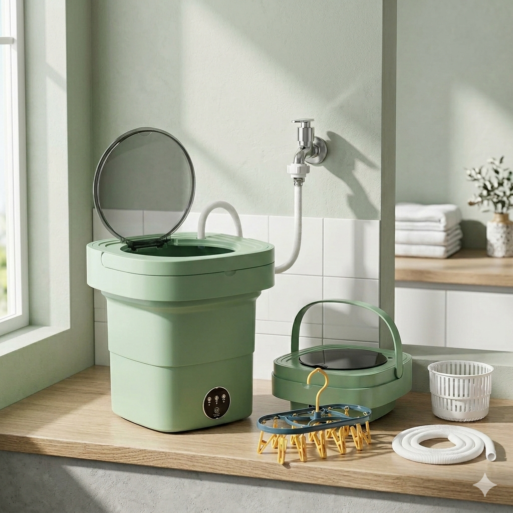 غسالة سيليكون قابلة للطي ( 9 لتر) غسالة سيليكون قابلة للطي ( 9 لتر)