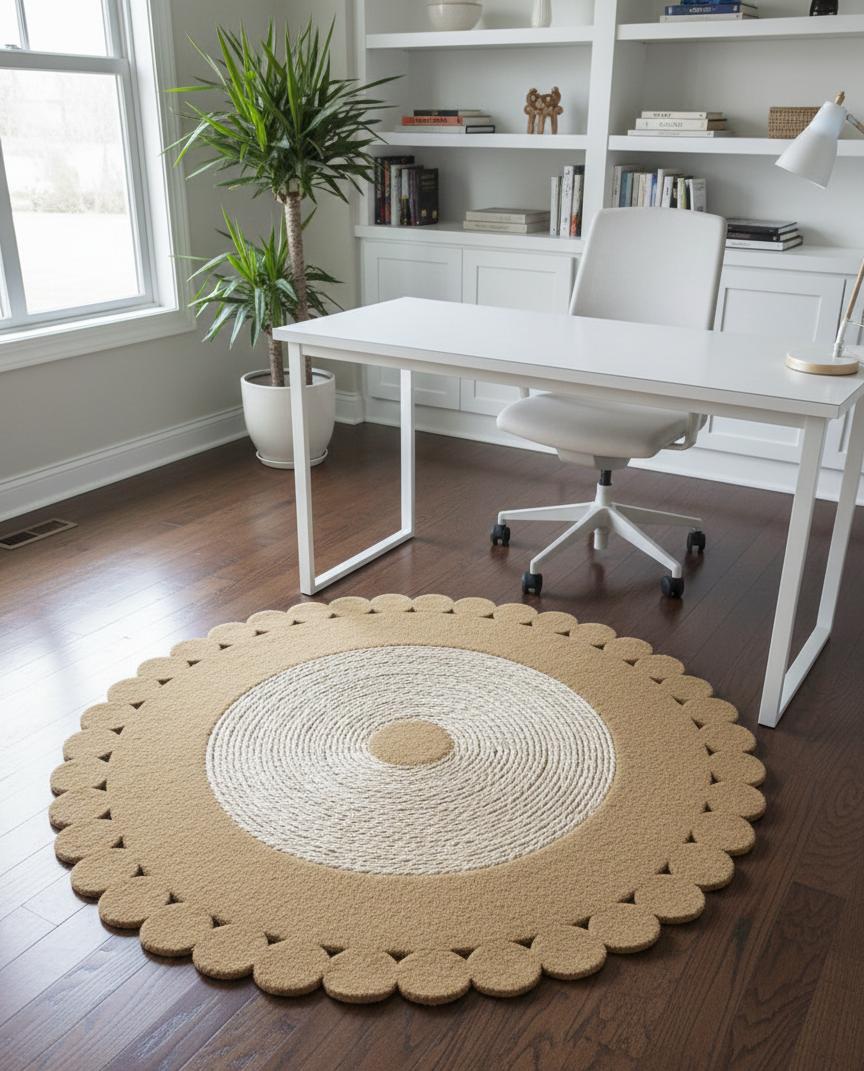 سجادة دائريه سجادة دائريه