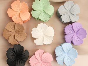 مشابك شعر "أزهار الهيبسكوس"