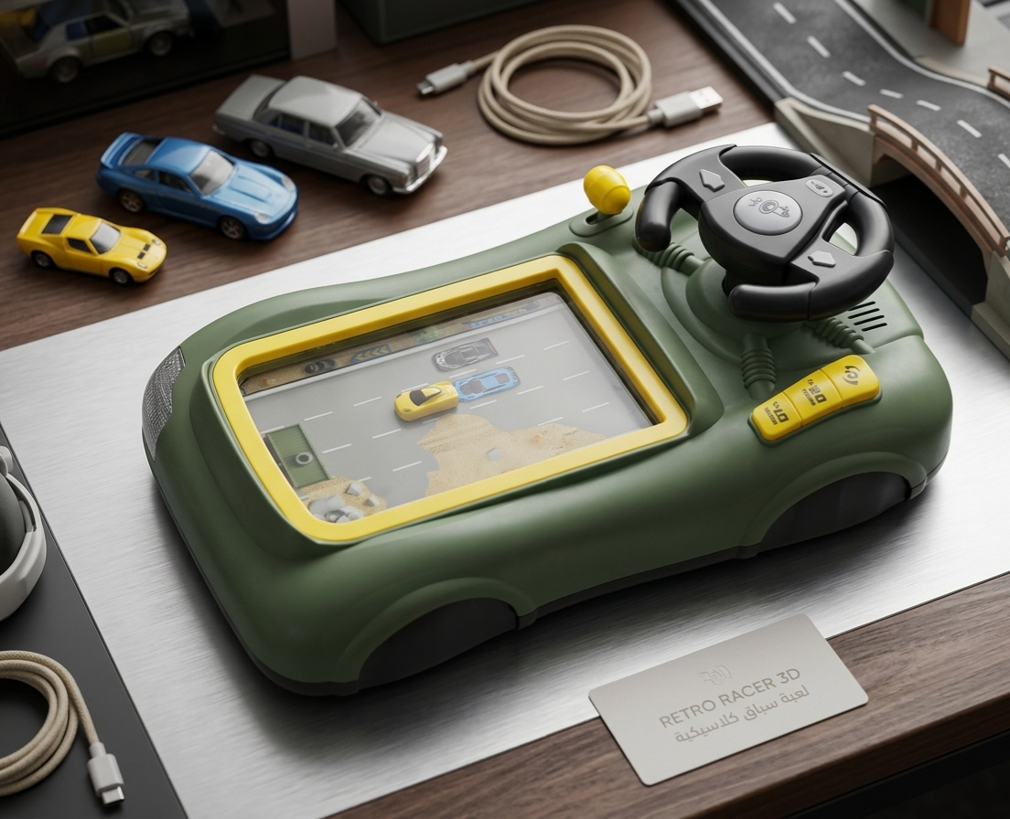 لعبة "Retro Racer 3D - الصورة 2