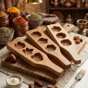 قوالب المعمول الخشبية