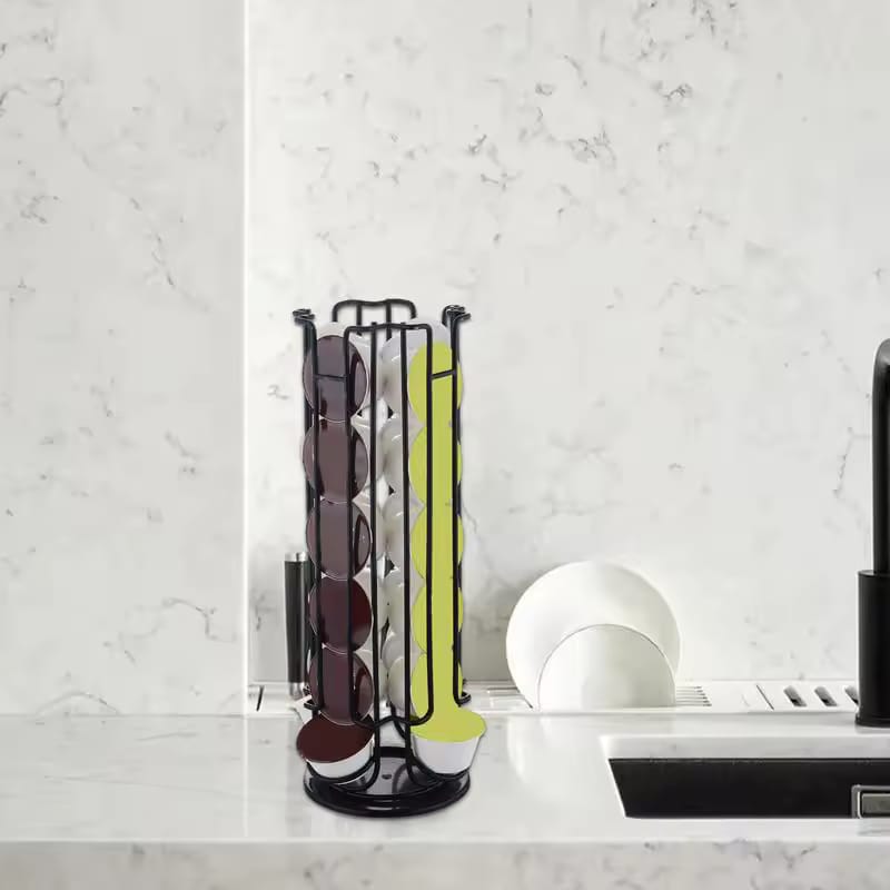 حامل كبسولات القهوة الدوار والأنيق ☕✨