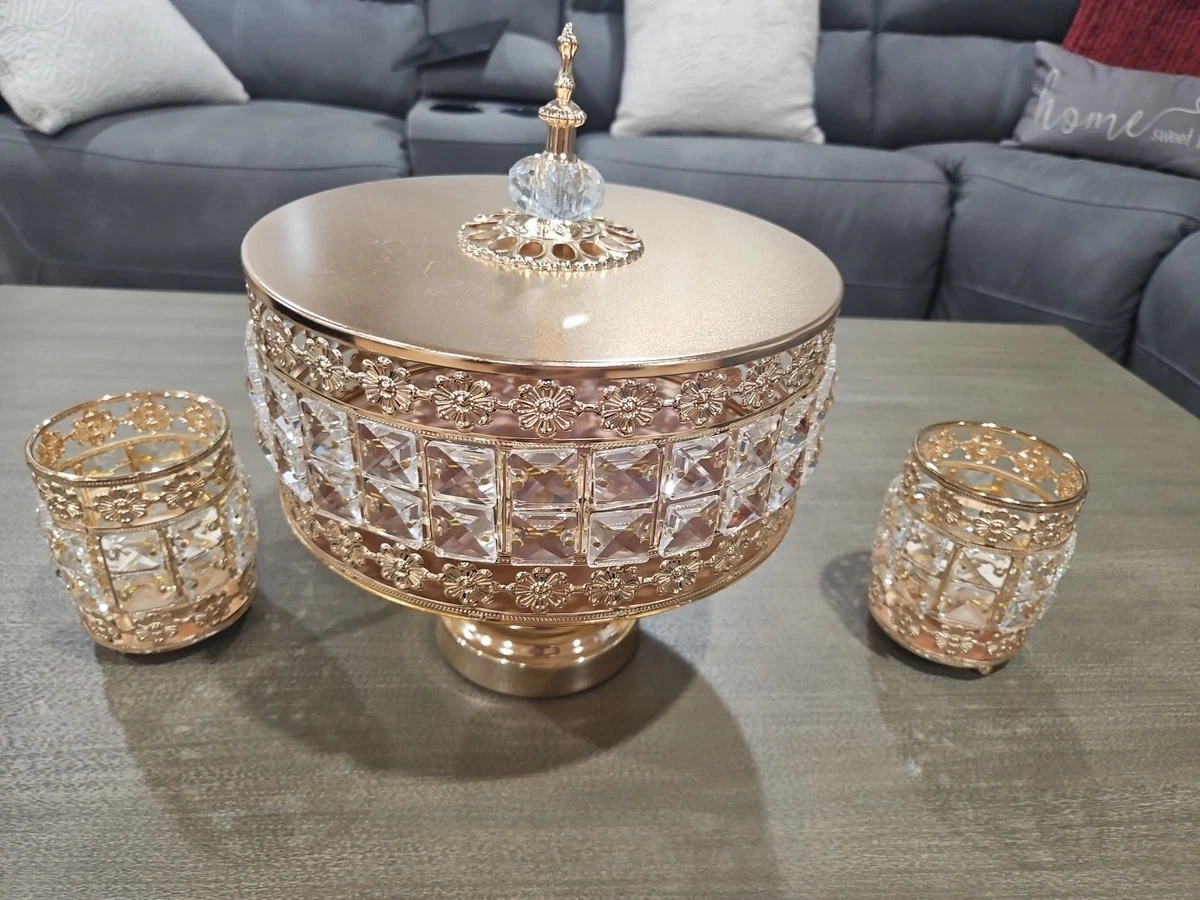 طقم التقديم الكريستالي الفاخر طقم التقديم الكريستالي الفاخر