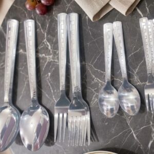 معالق او شوك ستيل الأصلي ( 6 قطع)