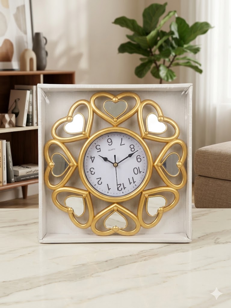 ساعات حائط "كوليكشن المرايا الذهبية ساعات حائط "كوليكشن المرايا الذهبية